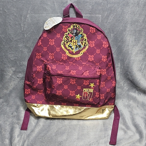 HARRY POTTER | POLY CANVAS HOGWARTS SCHOOL BACKPACK | GIRLS - NWT! - Picture 5 of 12